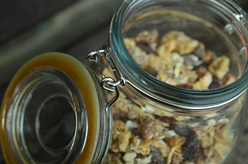 Repurposed Glass Jars